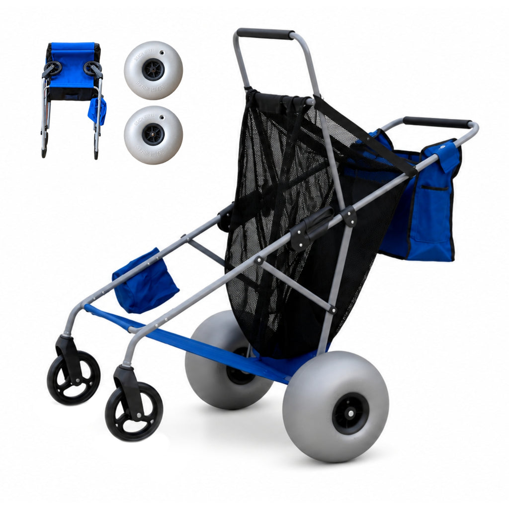CRESTWALKER Beach Cart with 13‘’ Balloon Wheels
