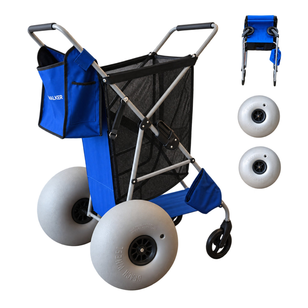 CRESTWALKER Beach Cart with 16‘’ Balloon Wheels