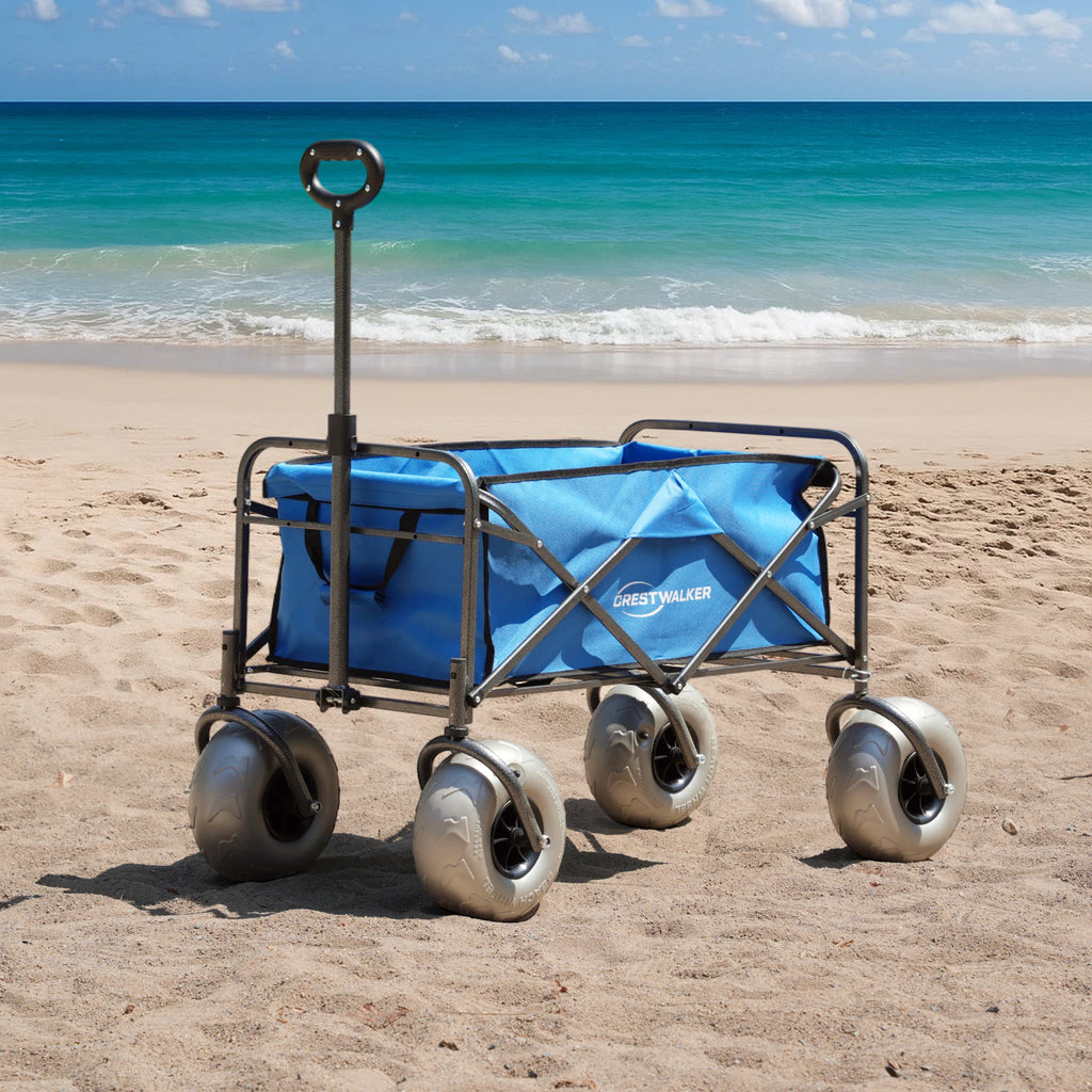 CRESTWALKER Beach Wagon with 10'' Balloon Wheels