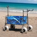 CRESTWALKER Beach Wagon with 10'' Balloon Wheels & Chair Racks