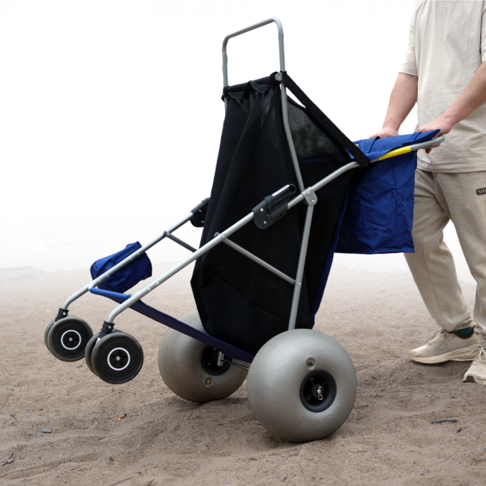 CRESTWALKER Beach Cart with 13‘’ Balloon Wheels