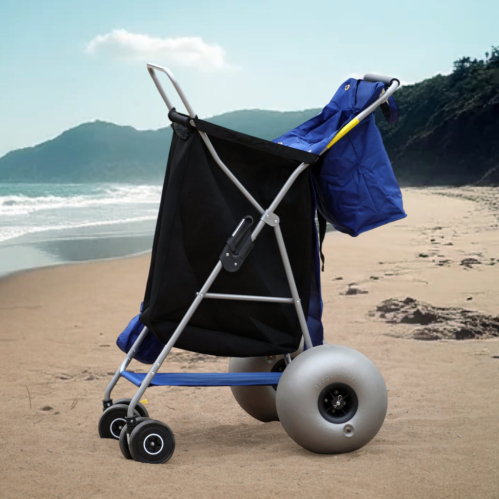CRESTWALKER Beach Cart with 13‘’ Balloon Wheels